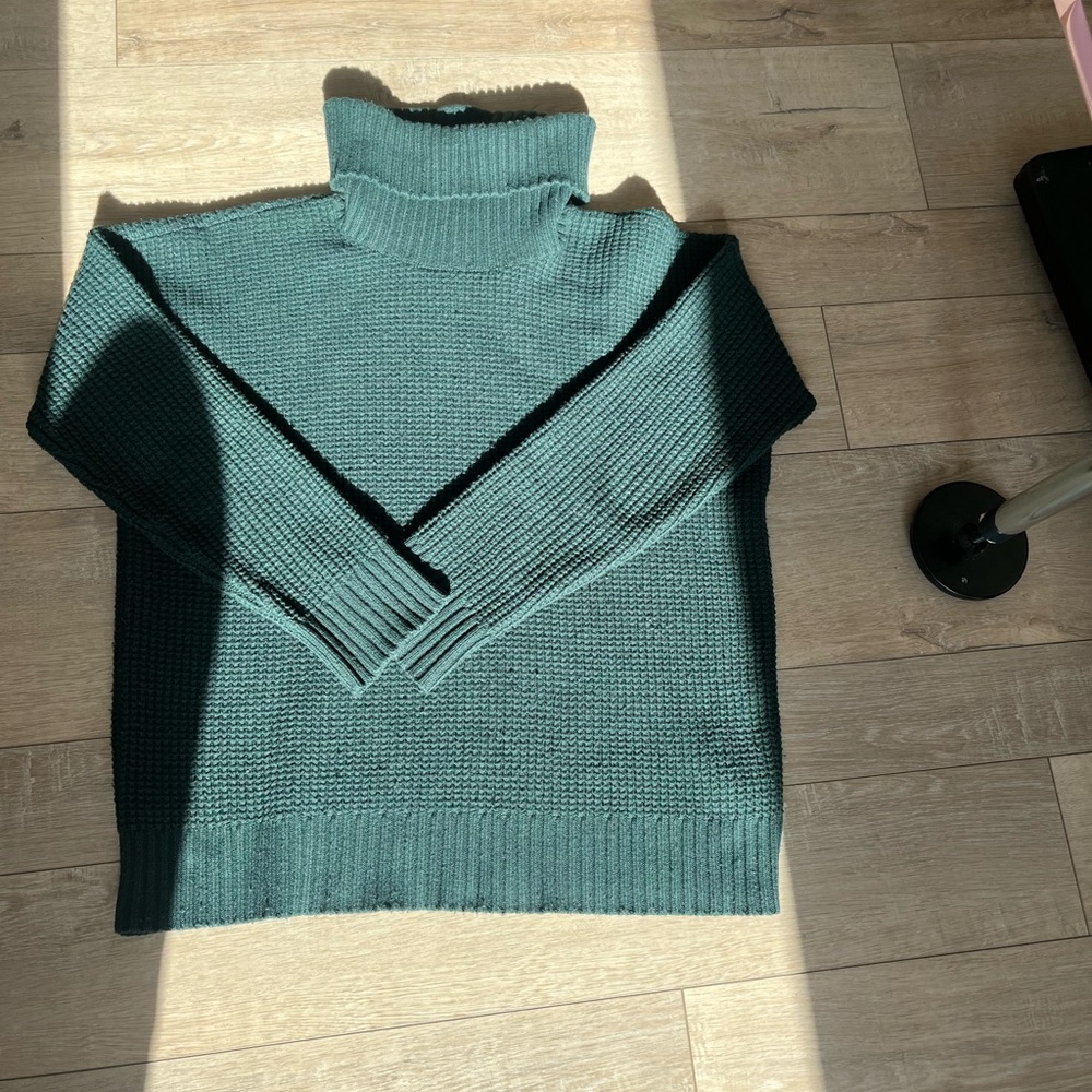 Lauren Ralph Lauren Green Ribbed Sweater